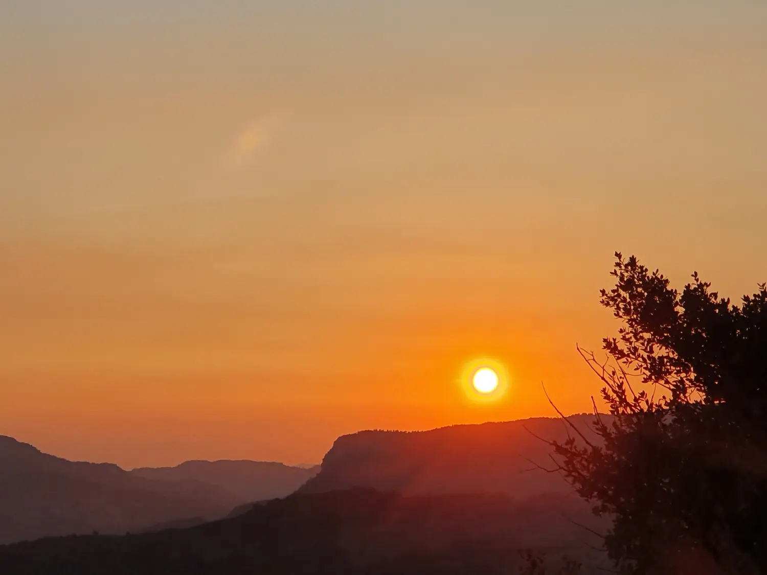 Sonnenuntergang Torroja von Cal Viola